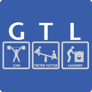 Gym Teeter-Totter Laundry Tee