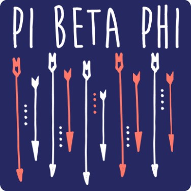 Pi Beta Phi Falling Arrows Tee