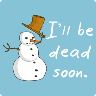 Temporary Friend Tee (Snowman T-Shirt)