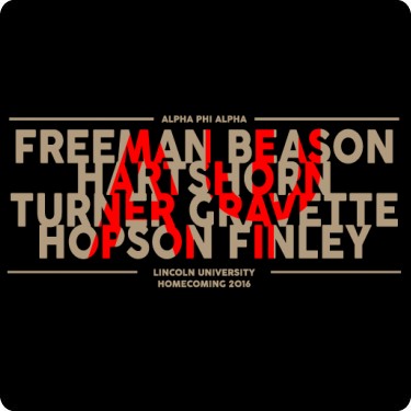 Founders Tee [Metallic Gold and Red Ink]